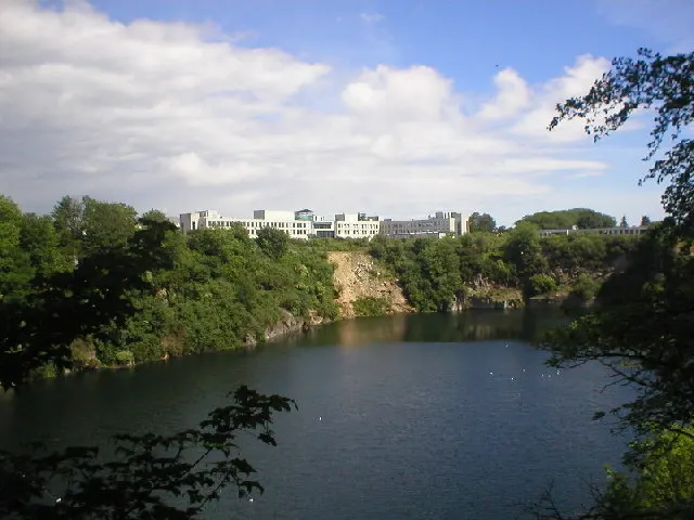 Rubislaw quarry, the local landmark of AB15