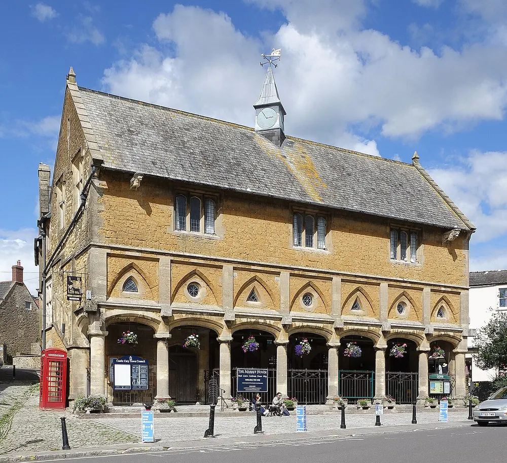 Castle Cary Market House, the local landmark of BA7