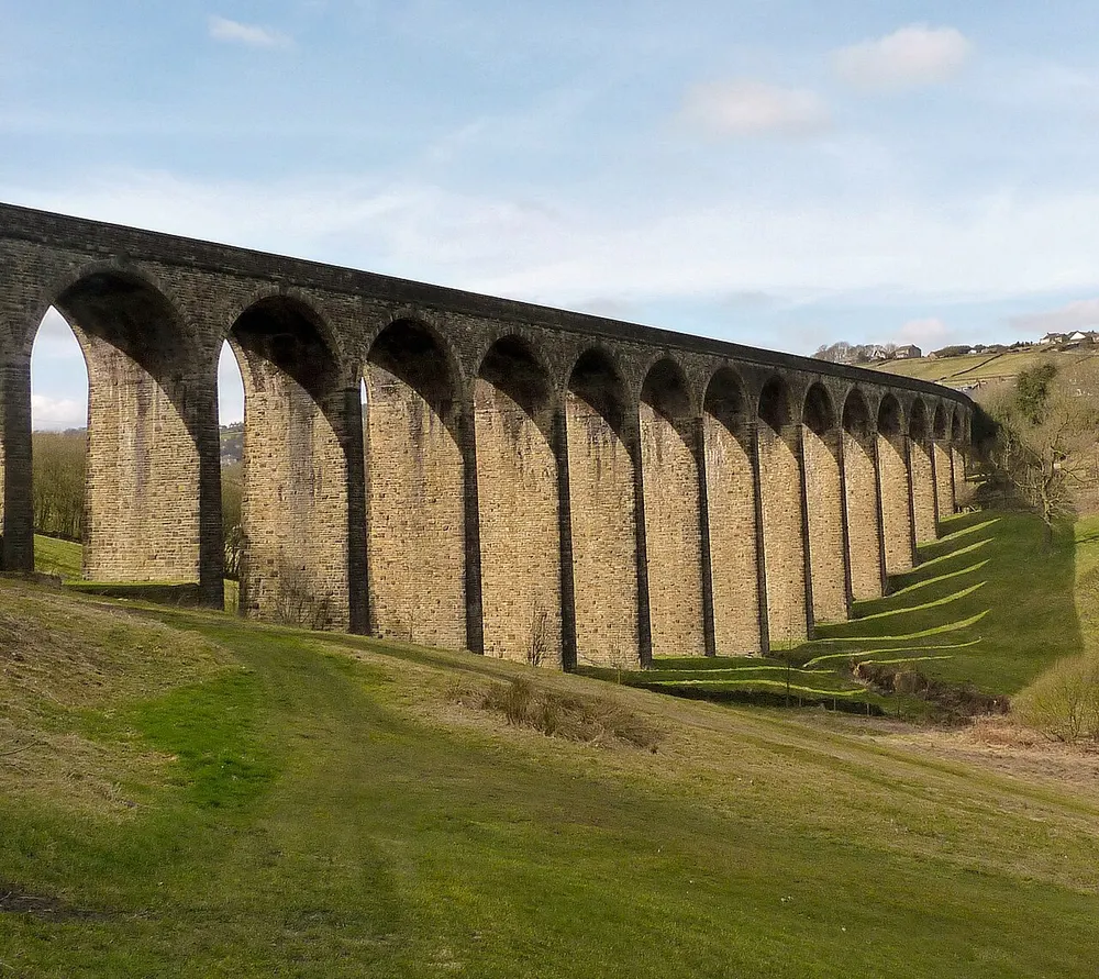 Thornton Viaduct, the local landmark of BD13