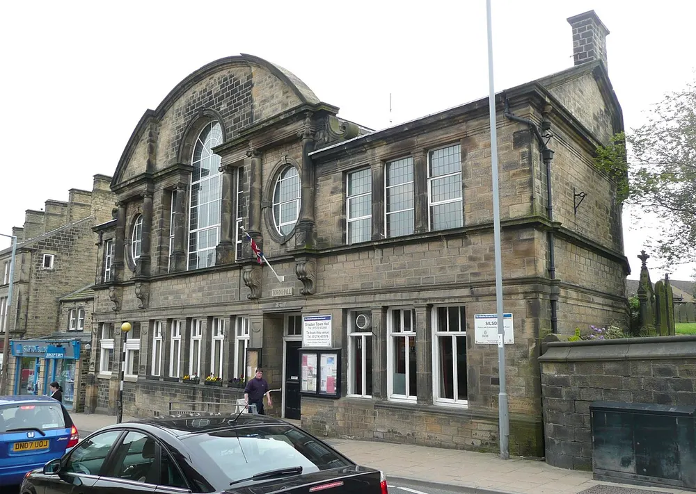Silsden Town Hall, the local landmark of BD20