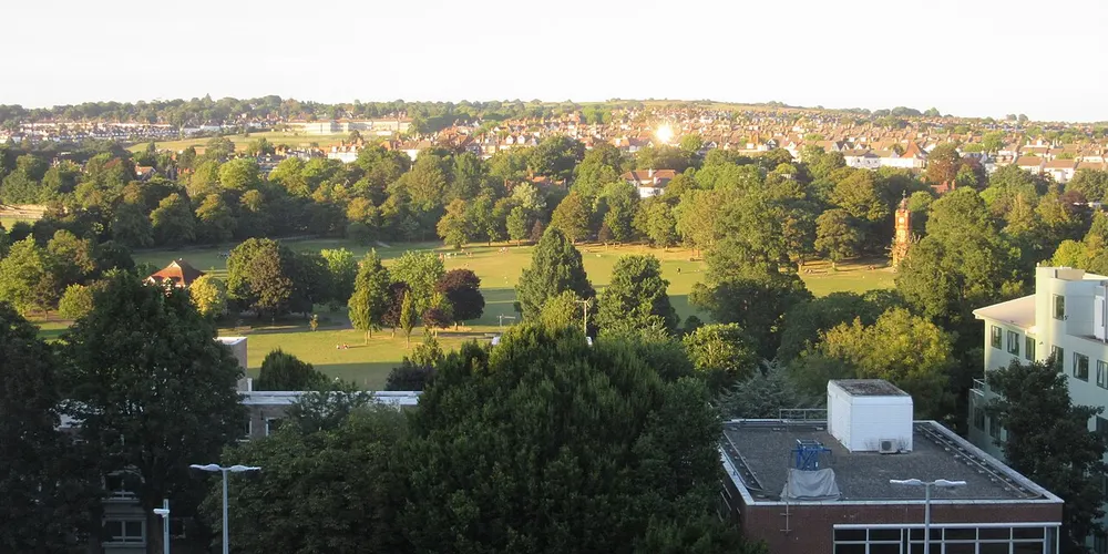 Preston Park, Brighton, the local landmark of BN1