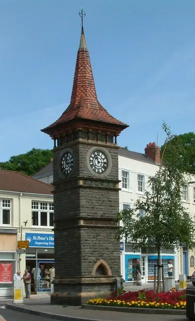Clock Tower, Clevedon, the local landmark of BS21