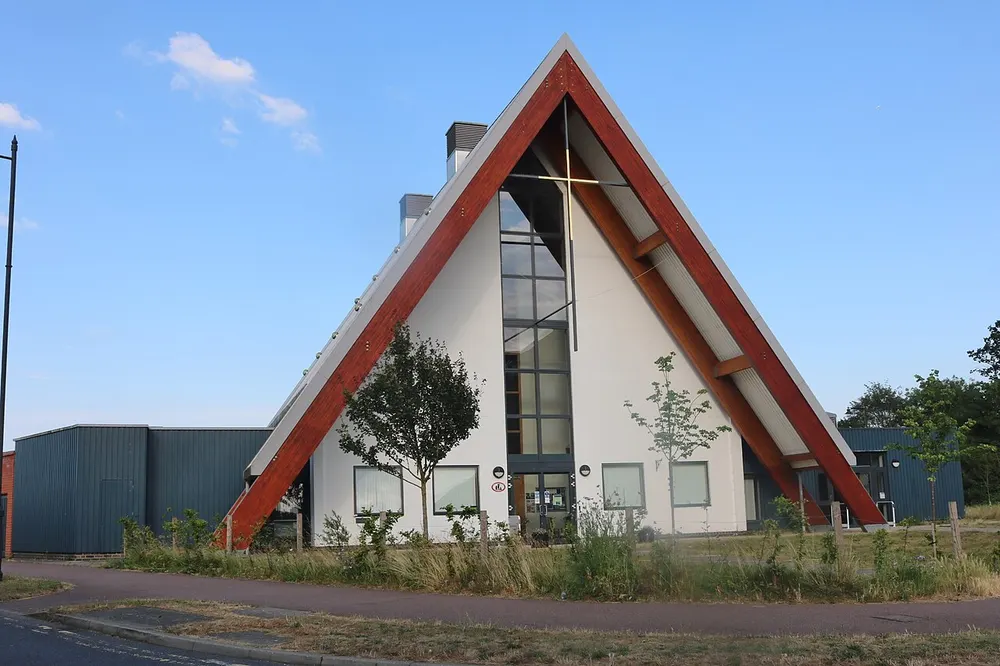 Cambourne Church, the local landmark of CB23