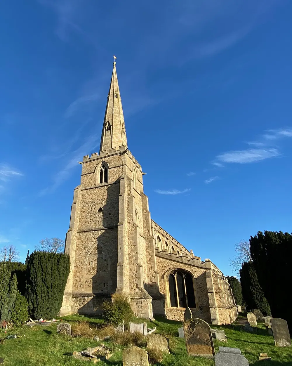 St Andrew's Church, Chesterton, the local landmark of CB4