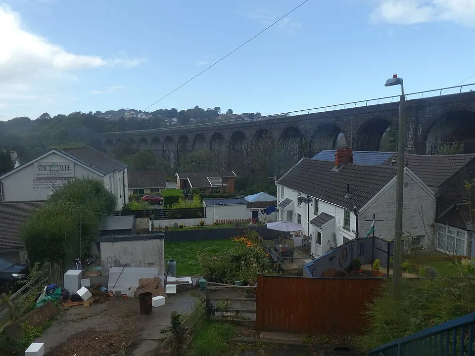 Hengoed Viaduct, the local landmark of CF82