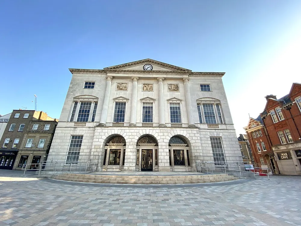 Shire Hall, Chelmsford, the local landmark of CM1