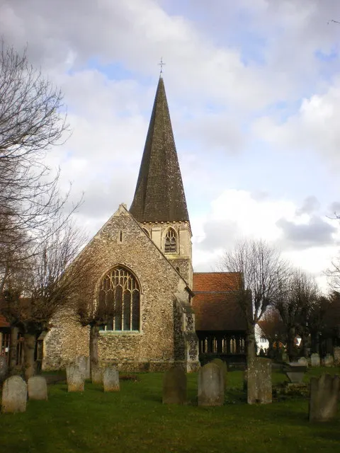 St Mary & St Hugh, Old Harlow, the local landmark of CM17