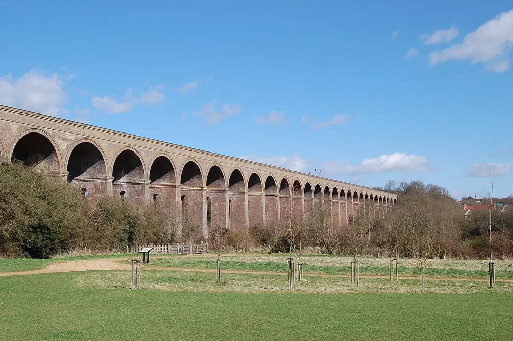 Chappel Viaduct, the local landmark of CO6