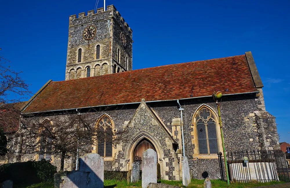 St Laurence's Church, Ramsgate, the local landmark of CT11