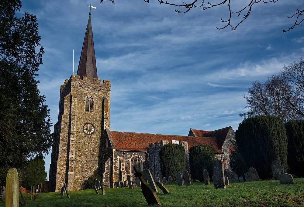 St Mary's Church, Wingham, the local landmark of CT3