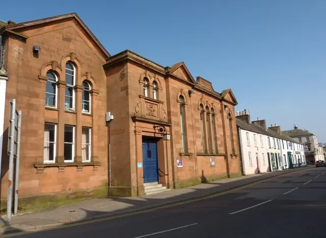 Castle Douglas Town Hall, the local landmark of DG7