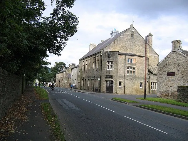Stanhope Town Hall, the local landmark of DL13