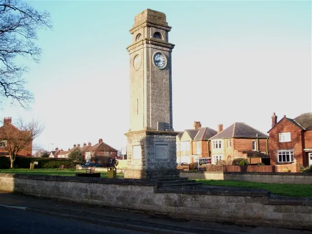 Romanby War Memorial, the local landmark of DL7