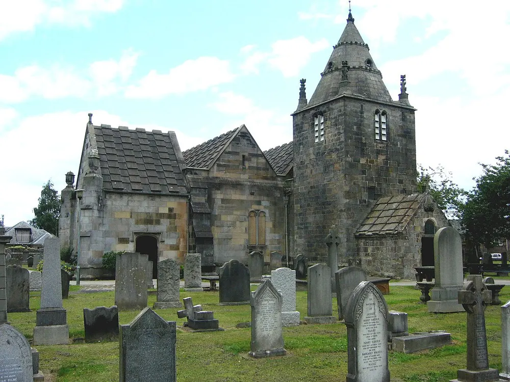 Corstorphine Old Parish Church, the local landmark of EH12