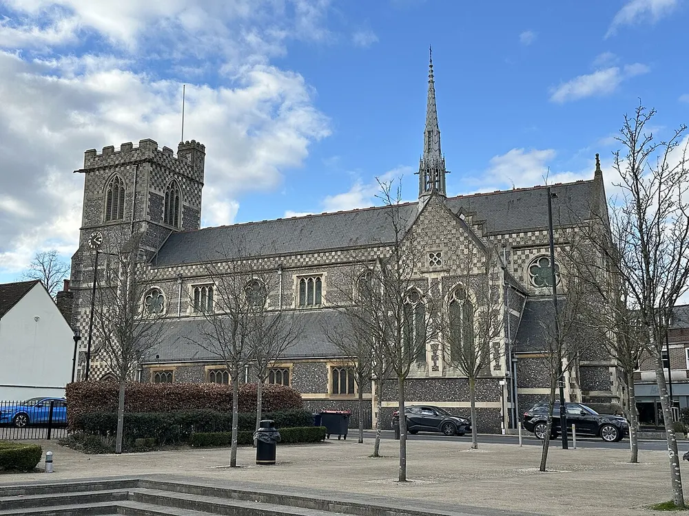 St John the Baptist Church, Chipping Barnet, the local landmark of EN5