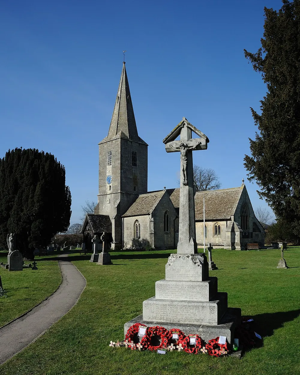 St James Church, Quedgeley, the local landmark of GL2