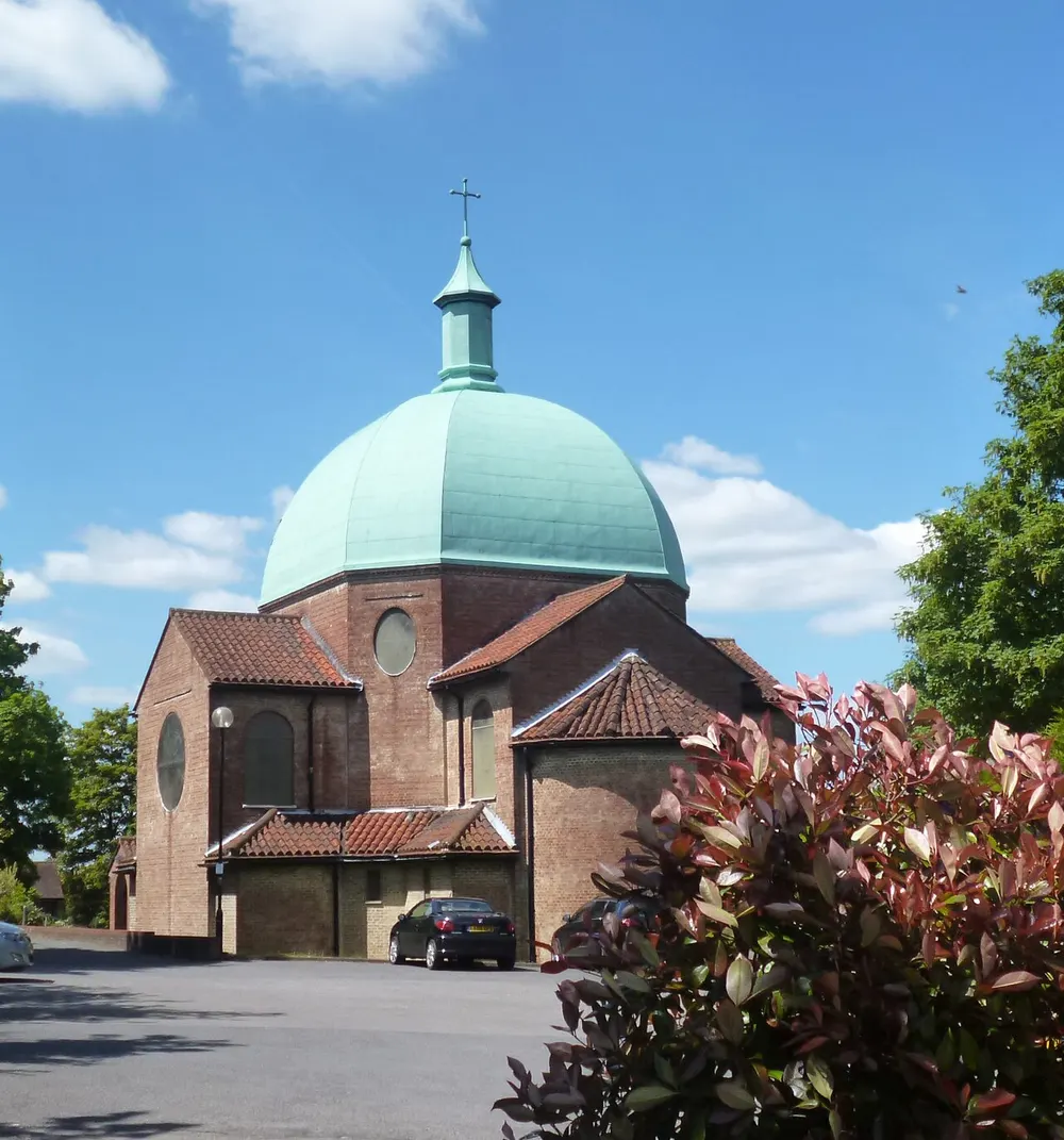 St Mary and St George Church, High Wycombe, the local landmark of HP12
