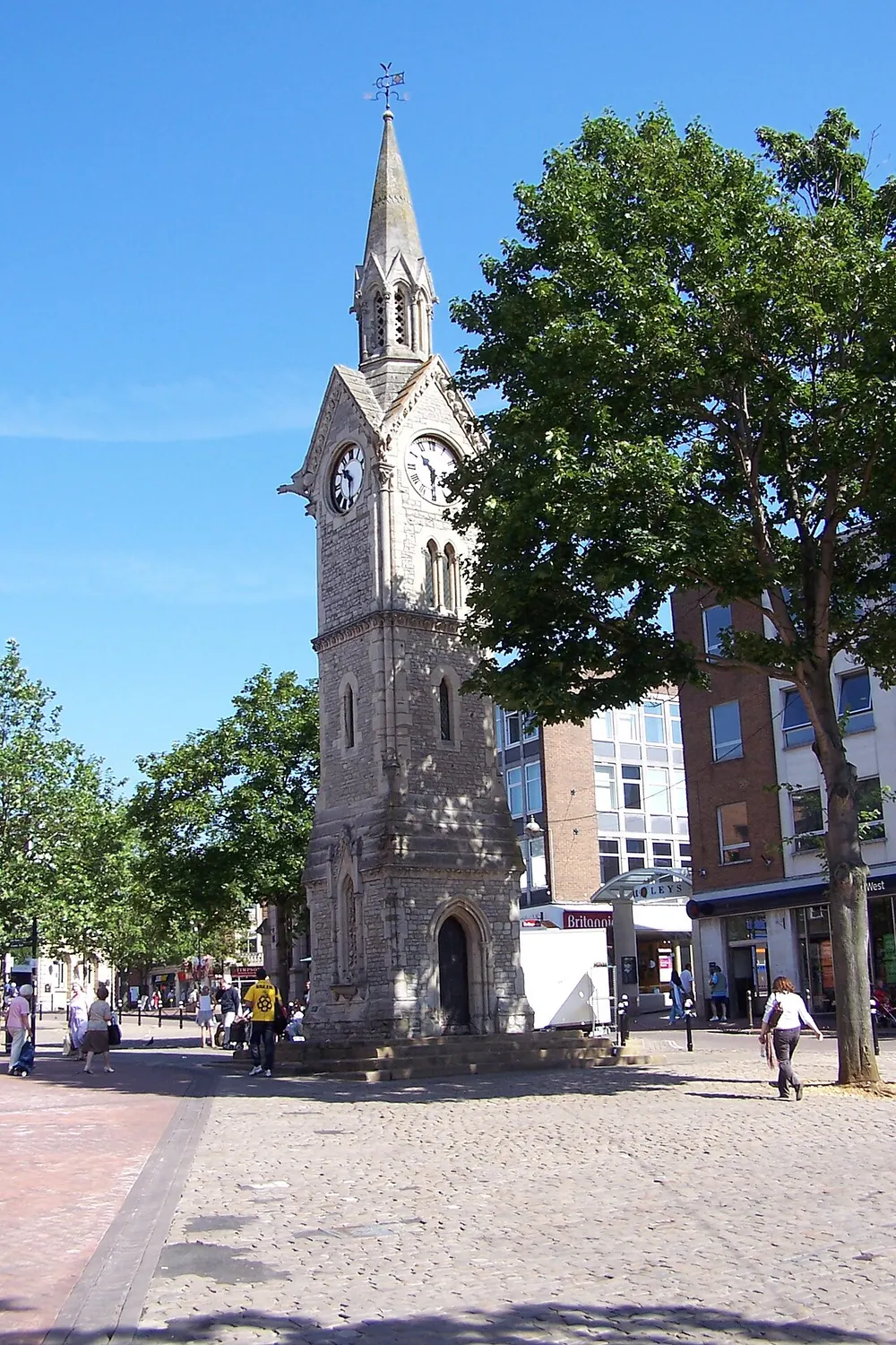 Aylesbury Clock Tower, the local landmark of HP20