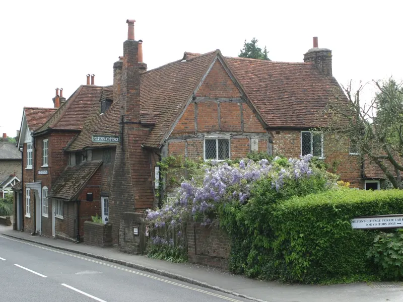 Milton's Cottage, the local landmark of HP8