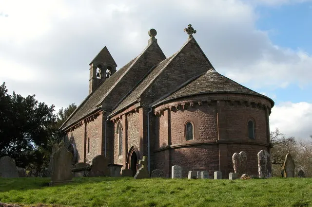 Church of St Mary and St David, Kilpeck, the local landmark of HR2