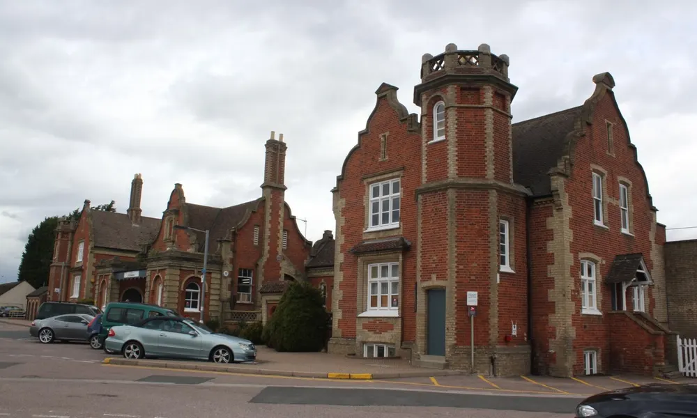 Stowmarket railway station, the local landmark of IP14
