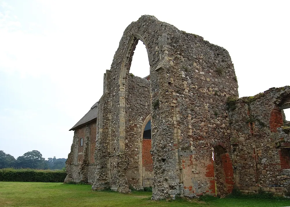 Leiston Abbey, the local landmark of IP16