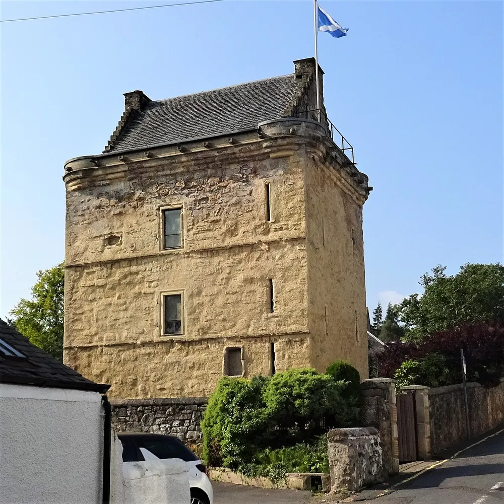 Newmilns Tower, the local landmark of KA16