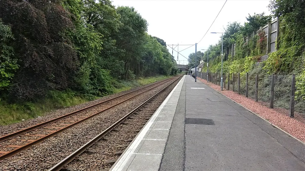 Fairlie railway station, the local landmark of KA29
