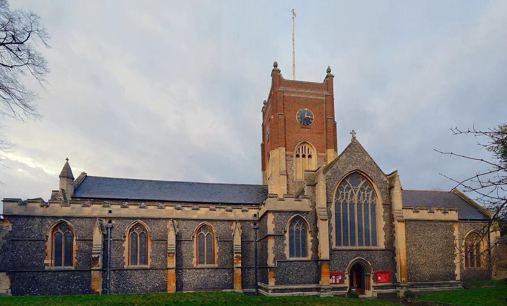 All Saints Church, Kingston upon Thames, the local landmark of KT1