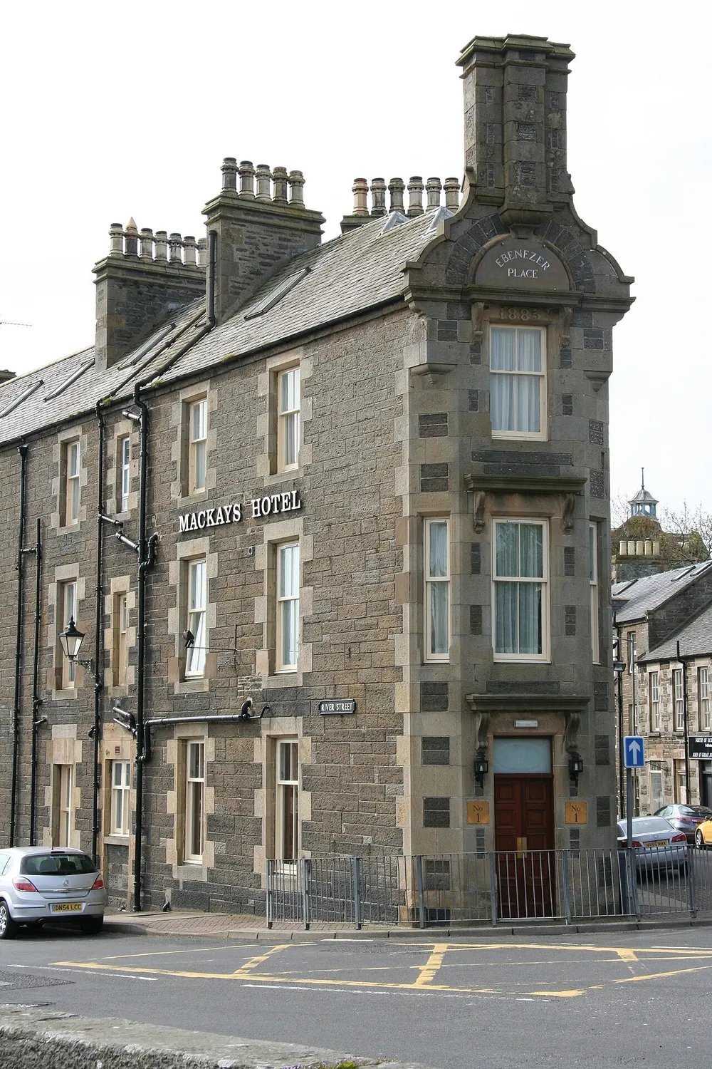 Ebenezer Place, Wick, the local landmark of KW1