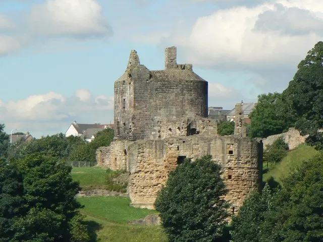 Ravenscraig Castle, the local landmark of KY1