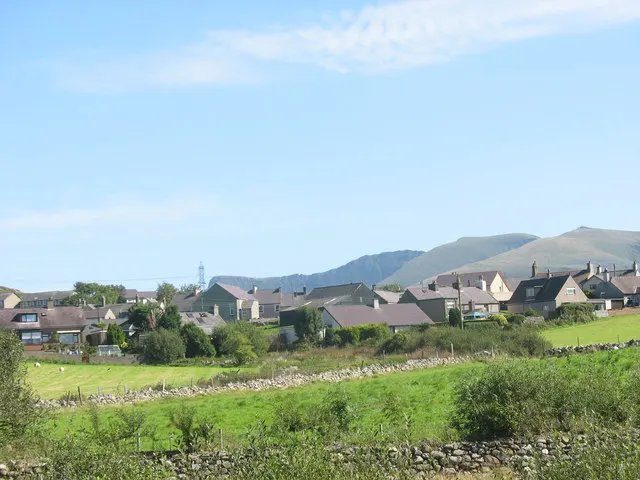 Penygroes, Gwynedd, the local landmark of LL54
