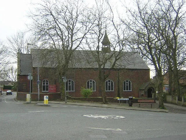 St Mary the Virgin's Church, Ellenbrook, the local landmark of M28