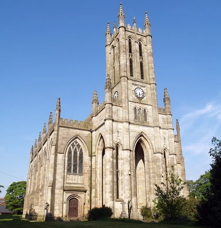 All Saints' Church, Stand, the local landmark of M45