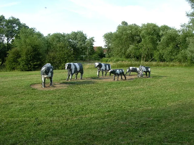 Concrete Cows, the local landmark of MK13