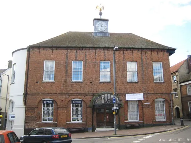 Buckingham Town Hall, the local landmark of MK18