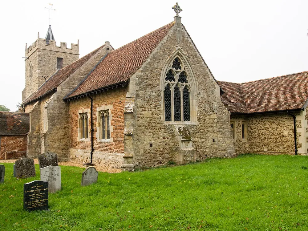 Church of All Saints, Ravensden, the local landmark of MK44