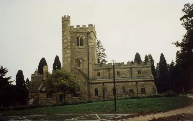 St Mary's Church, Shenley, the local landmark of MK5