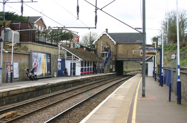 Winchmore Hill railway station, the local landmark of N21
