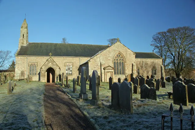 St Cuthbert's Church, Elsdon, the local landmark of NE19
