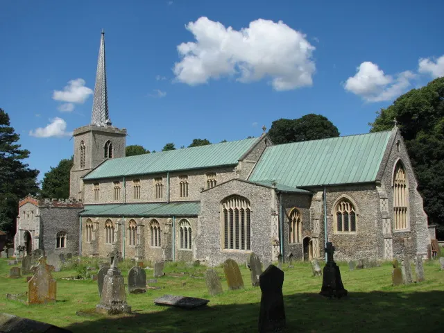 St Mary and All Saints, Little Walsingham, the local landmark of NR22