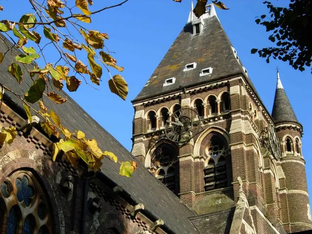 St Stephen's Church, Rosslyn Hill, the local landmark of NW3