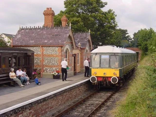 Chinnor railway station, the local landmark of OX39