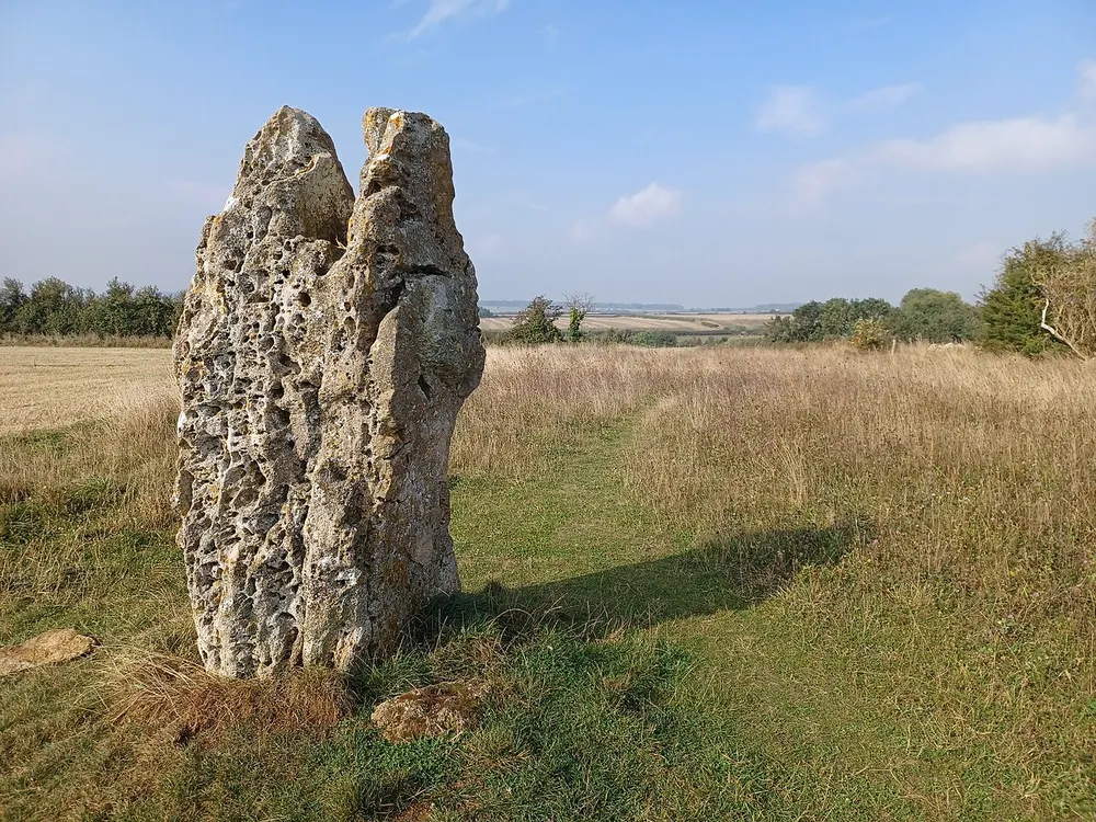 Hawk Stone, the local landmark of OX7