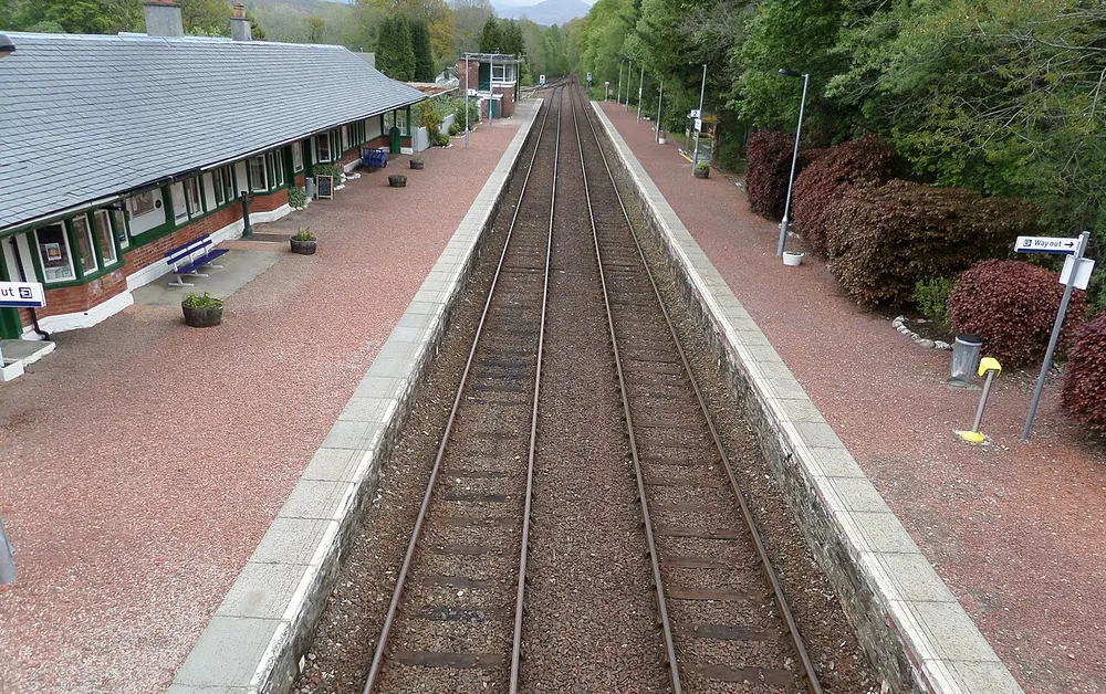 Spean Bridge railway station, the local landmark of PH34