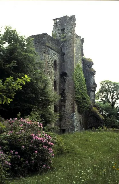 Invergarry Castle, the local landmark of PH35