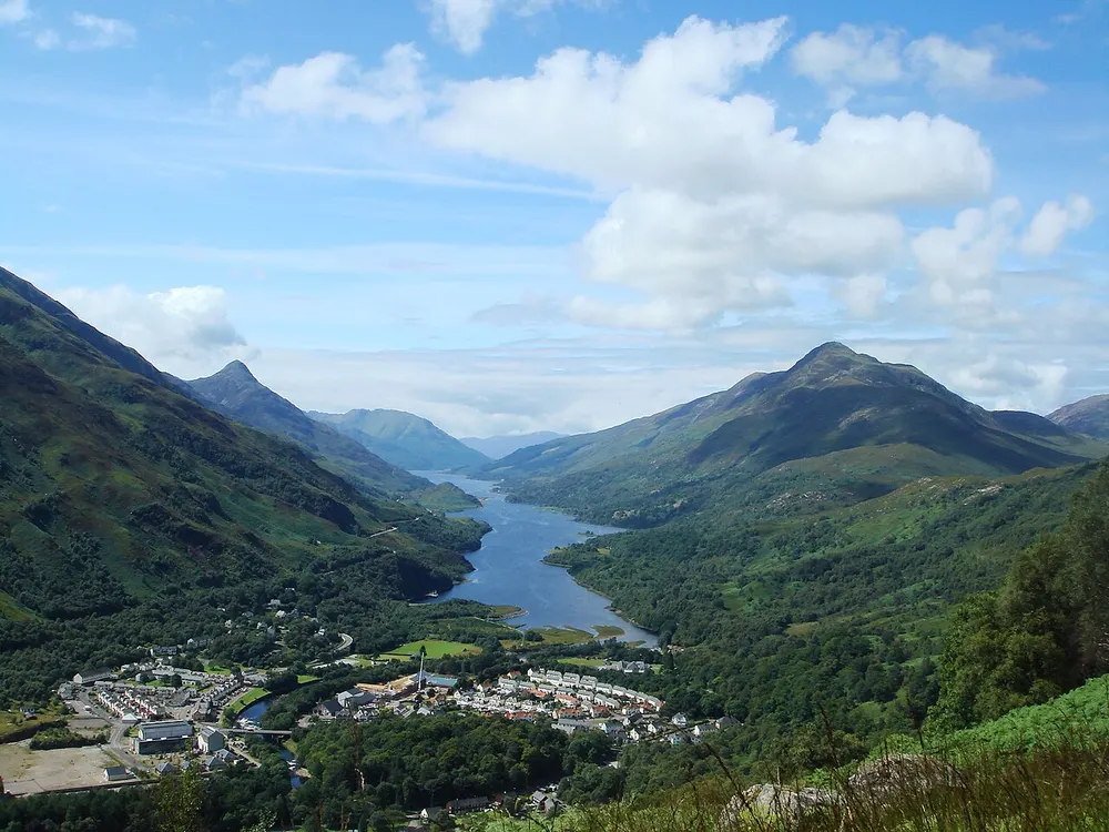 Kinlochleven, the local landmark of PH50