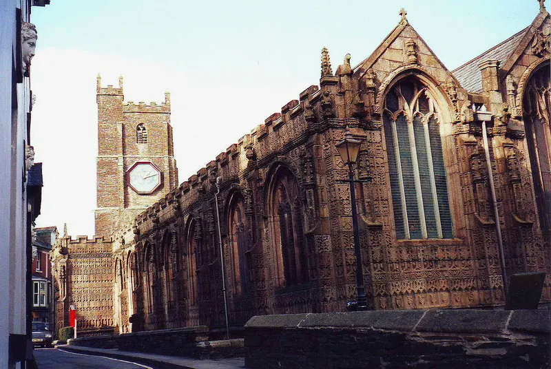 St Mary Magdalene's Church, Launceston, the local landmark of PL15