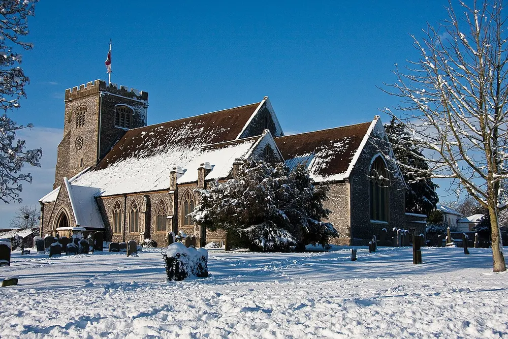 St Mary's Church, Thatcham, the local landmark of RG19