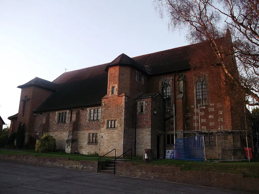 All Saints Church, Oxted, the local landmark of RH8